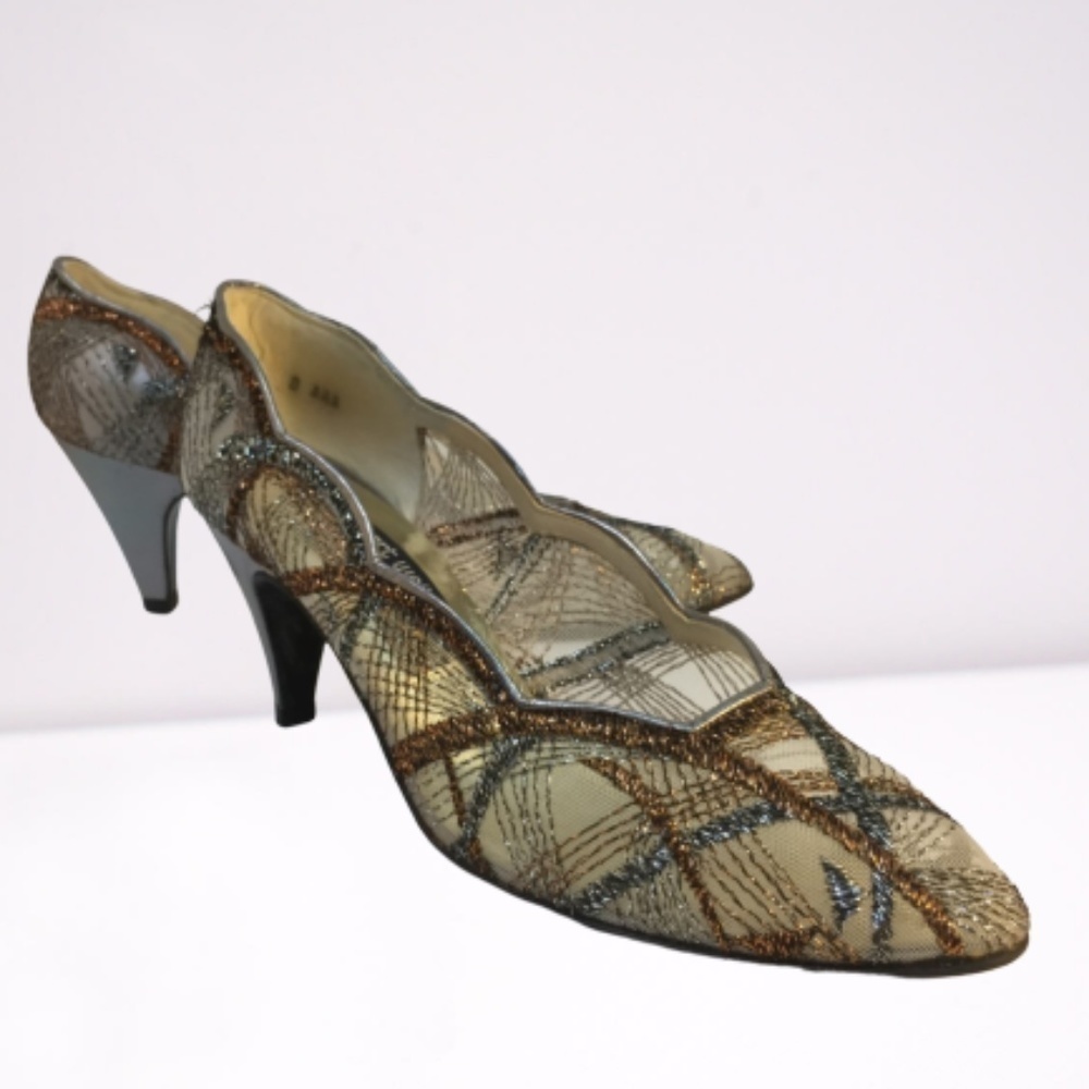 Stuart Weitzman for Mr. Seymour Vintage Mesh 8 AAA